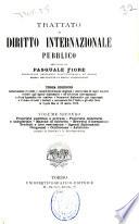 Trattato Di Diritto Internazionale Pubblico Dell'avvocato