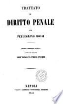 Trattato di diritto penale ...
