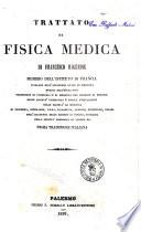 Trattato di fisica medica di Francesco Magendie