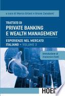 Trattato di Private Banking e Wealth Management, vol. 3