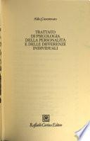 Trattato di psicologia della personalità e delle differenze individuali
