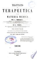 Trattato di terapeudica e di materia medica
