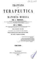 Trattato di terapeutica e di materia medica