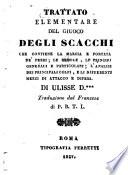Trattato elementare del giuoco degli scacchi