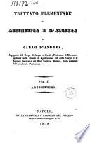Trattato elementare di aritmetica e d'algebra di Carlo D'Andrea