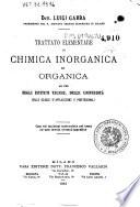 Trattato elementare di chimica inorganica ed organica