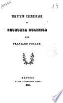 Trattato elementare di economia politica per Flaviano Poulet