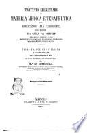 Trattato elementare di materia medica e terapeutica con applicazioni alla farmacopea del dottor Carlo von Schroff