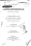 Trattato sul calcolo differenziale con molti esempii