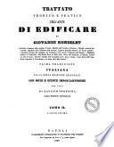 Trattato teorico e pratico dell'arte di edificare di Giovanni Rondelet