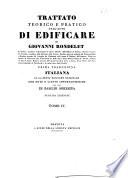 Trattato teorico e pratico dell'arte di edificare