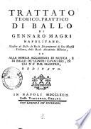 Trattato teorico-prattico di ballo di Gennaro Magri napolitano