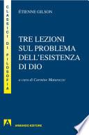 Tre lezioni sul problema dell'esistenza di Dio