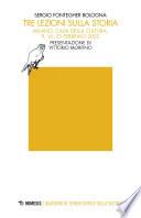Libro Tre lezioni sulla storia