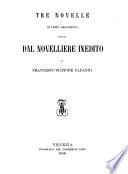 Tre novelle di lieto argomento tratte dal novelliere inedito di Francesco Scipione Fapanni