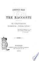 Tre racconti Lodovico Biagi