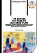 Tre regole per fare un business plan