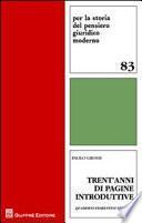 Trent'anni di pagine introduttive