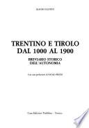 Trentino e Tirolo dal 1000 al 1900