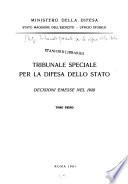 Tribunale speciale per la difesa dello Stato