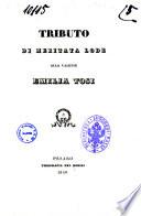 Tributo di meritata lode alla valente Emilia Tosi