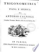Trigonometria piana e sferica