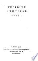 Tucidide ateniese. Tomo 1 [-3]