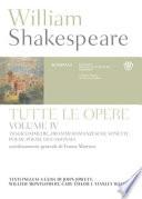 Tutte le opere. Testo inglese a fronte