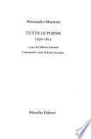 Tutte le poesie, 1797-1812