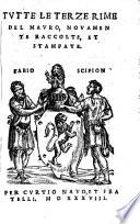 Tutte le terze rime del Mauro, novamente raccolte, et stampate