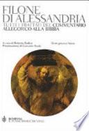 Tutti i trattati del Commentario allegorico alla Bibbia