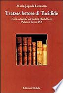 Tzetzes lettore di Tucidide