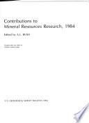 U.S. Geological Survey Bulletin
