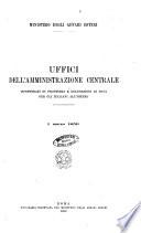 Uffici dell'amministrazione centrale ispettorati di frontiera e delegazioni di zona per gli italiani all'estero