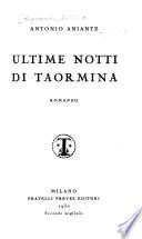 Ultime notti di Taormina