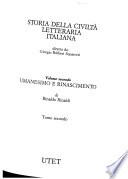 Umanesimo e Rinascimento