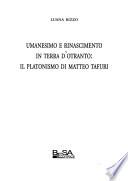 Umanesimo e Rinascimento in Terra d'Otranto