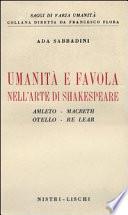 Umanità e favola nell'arte di Shakespeare