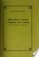Umberto Morra Di Lavriano e l'opposizione etica al fascismo