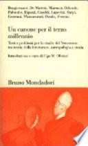 Un canone per il terzo millennio