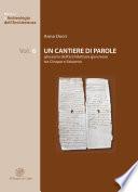 Un cantiere di parole: glossario dell'architettura genovese tra Cinque e Seicento