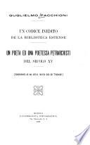 Un codice inedito de la Biblioteca Estense