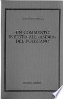 Un commento inedito all'Ambra del Poliziano