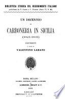 Un decennio di Carboneria in Sicilia (1821-1831).