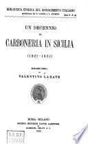 Un decennio di Carboneria in Sicilia