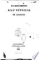 Un Documento all'istoria per Caltanissetta