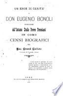 Un eroe di carità, o, Don Eugenio Bonoli, fondatore dell'Istituto zitelle povere pericolanti in Como