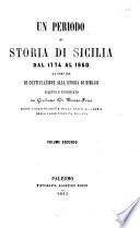 Un periodo di storia di Sicilia dal 1774 al 1860