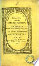 Un pranzo di societa ossia Don Desiderio disperato per eccesso di buon cuore commedia in tre atti del conte Giovanni Giraud