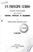 Un principe curdo racconto turco-asiatico della principessa Cristina Trivulzio di Belgioioso